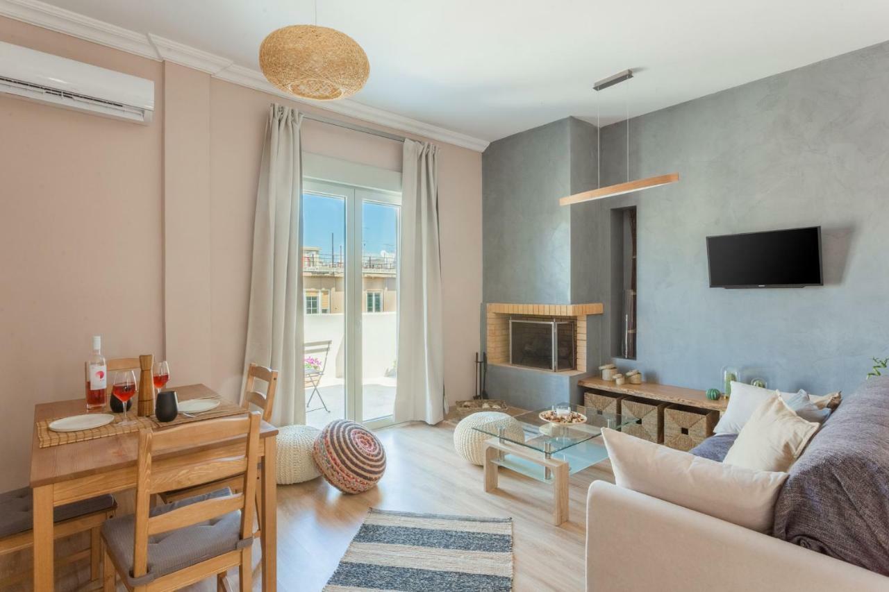 100M2 Luxury Apartment In The Heart Of Athens - Living Stone Emerald Exterior foto